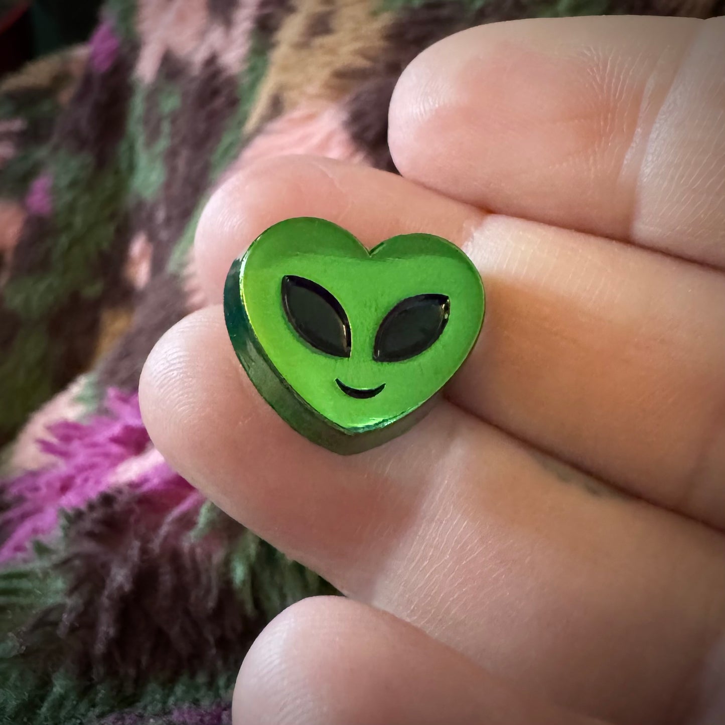 Green Ano Alien Heart
