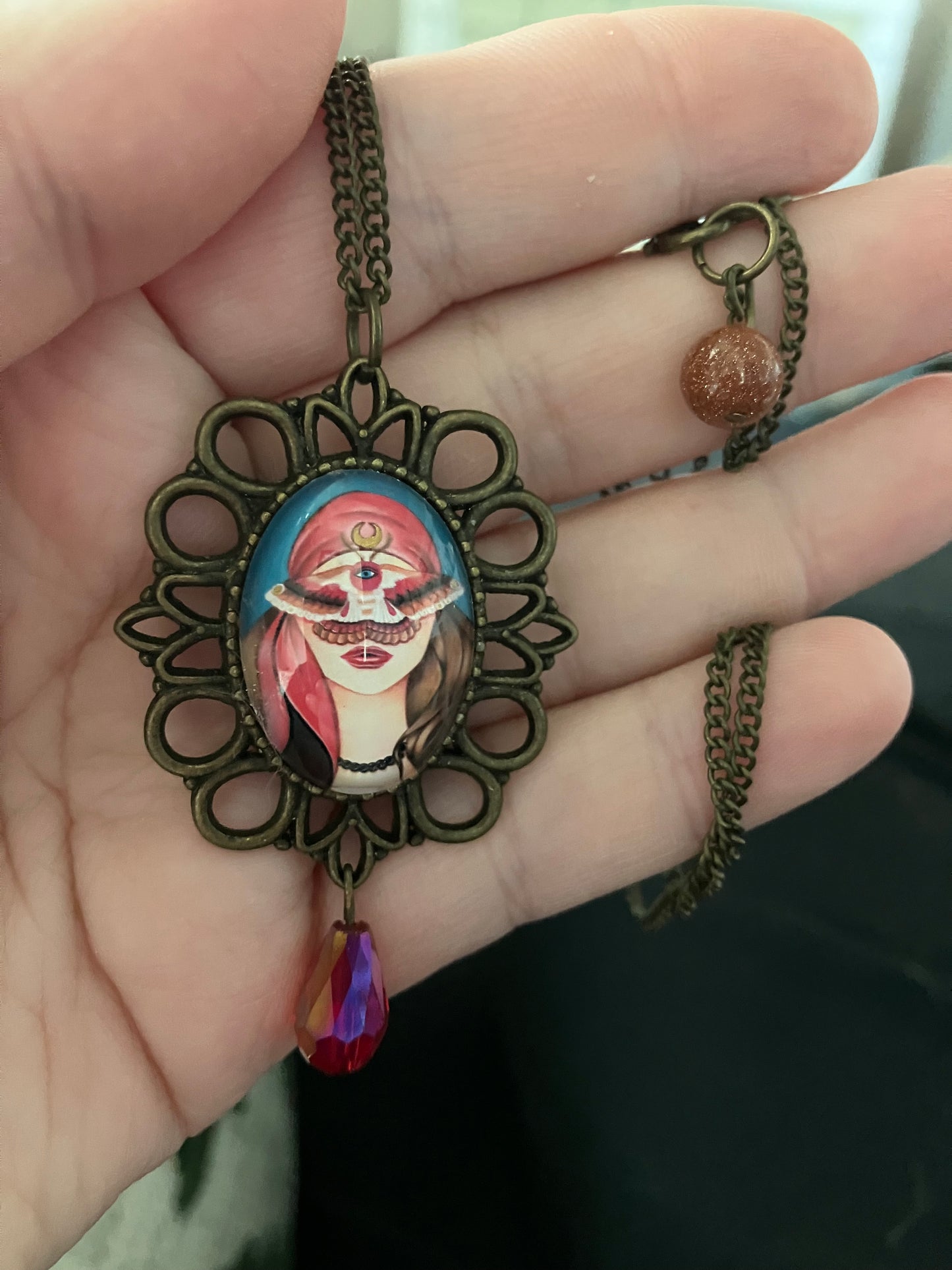 Moth Girl Necklace