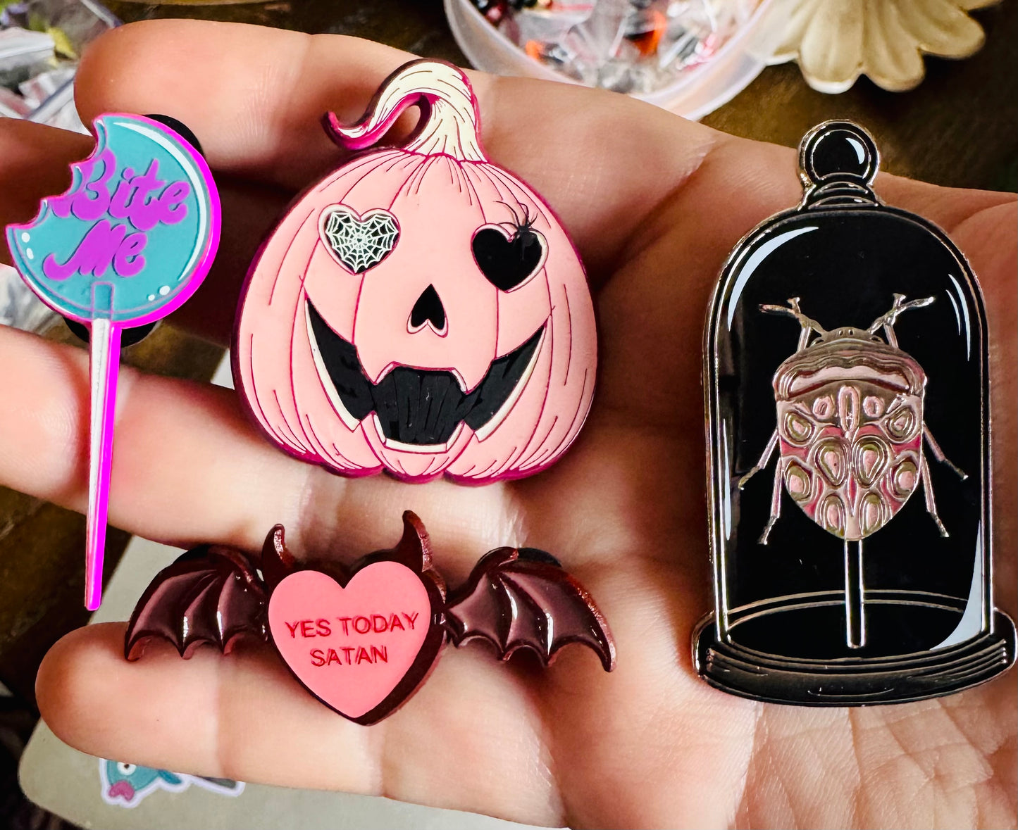 Over stock Choose your own pins