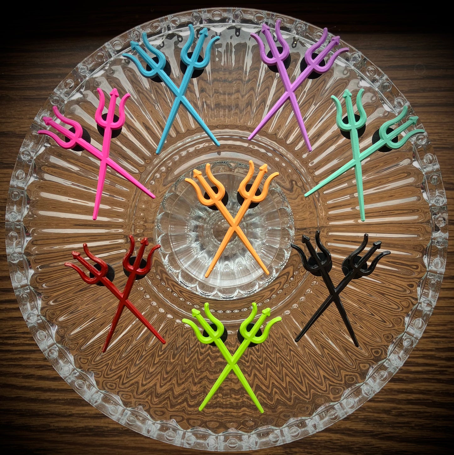 Pitchfork Logo Pins no limit