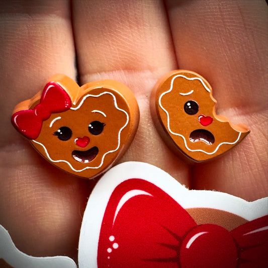 Maneater Gingerbread Couple Heart Set