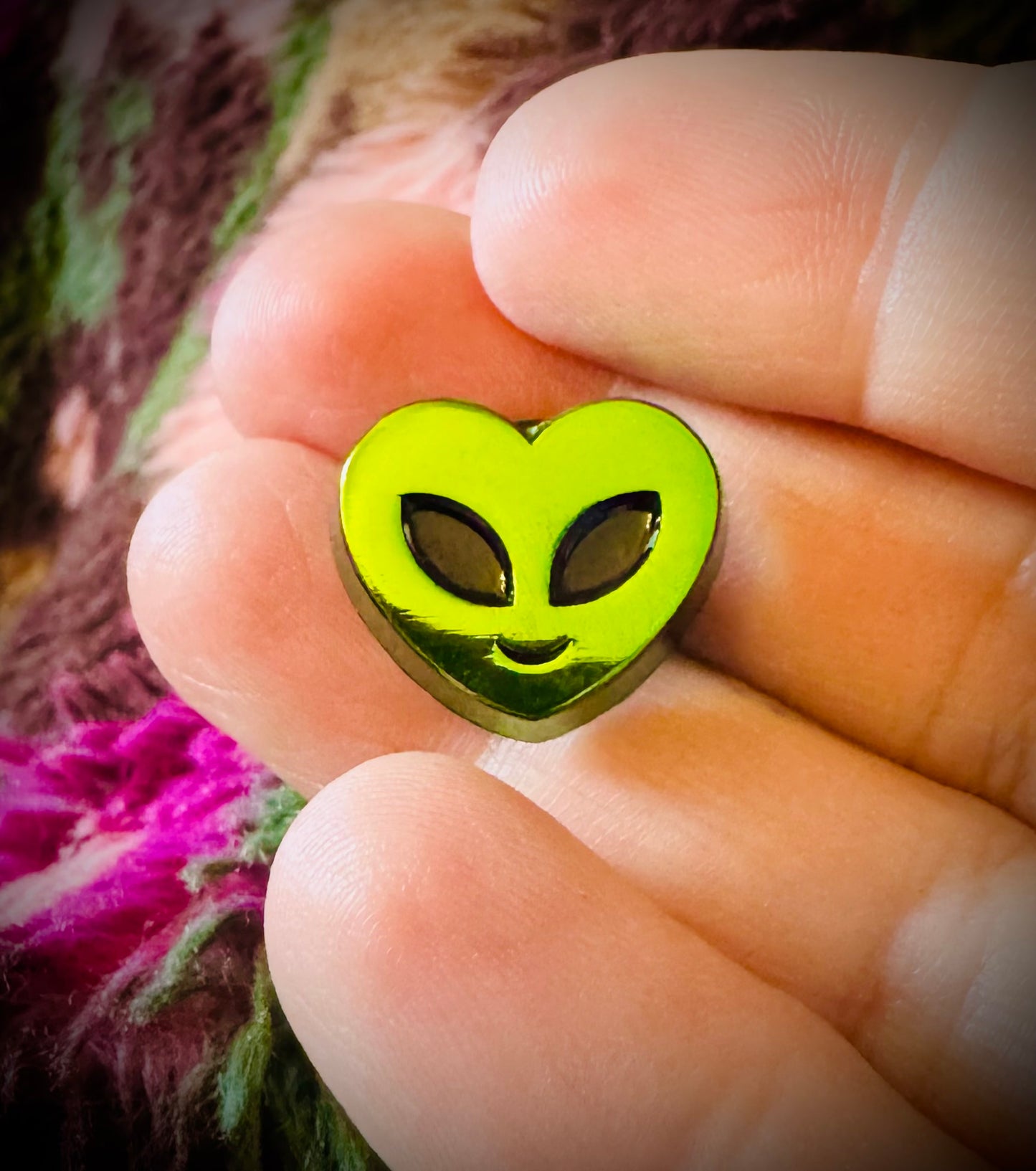 Green Ano Alien Heart